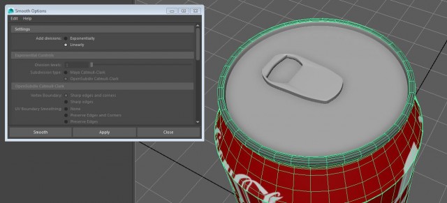 Делаем банку колы в Maya c рендером в Keyshot