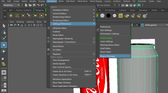 Делаем банку колы в Maya c рендером в Keyshot