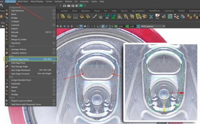 Делаем банку колы в Maya c рендером в Keyshot