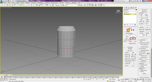 3ds Max: моделируем бочку