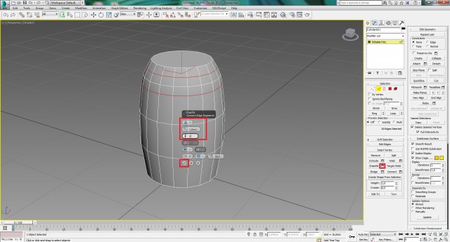 3ds Max: моделируем бочку