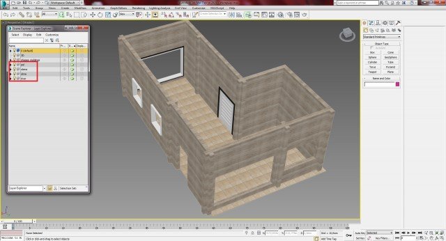 Создание интерьера с нуля: Урок 4