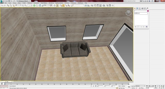 Создание интерьера с нуля: Урок 4