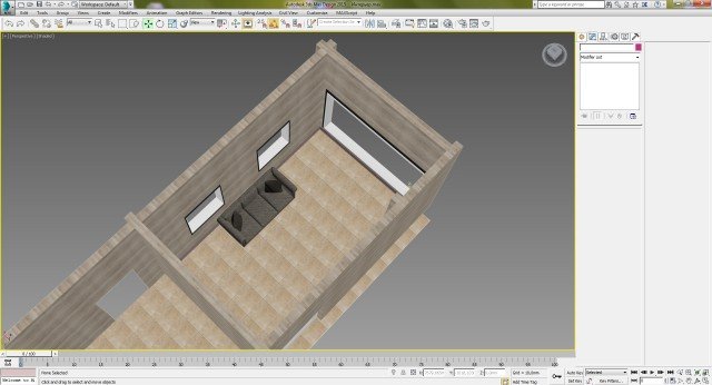 Создание интерьера с нуля: Урок 4