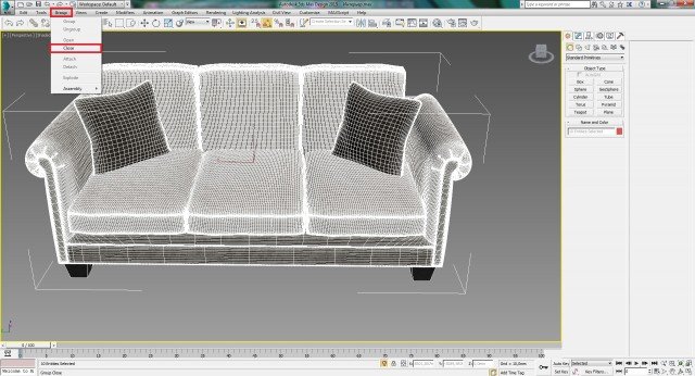 Создание интерьера с нуля: Урок 4