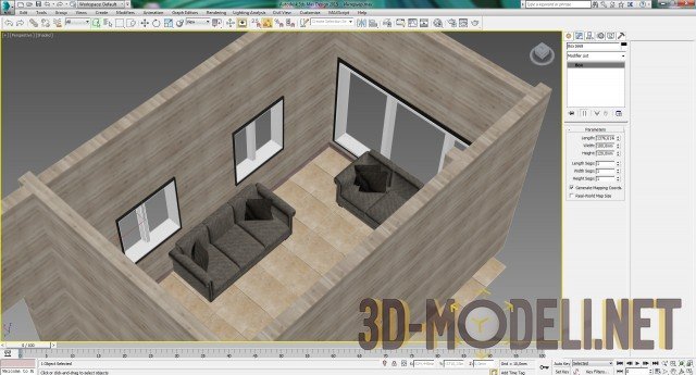 Создание интерьера с нуля: Урок 5