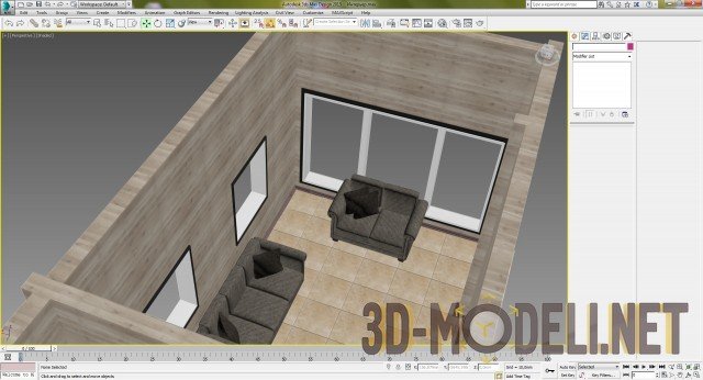 Создание интерьера с нуля: Урок 5