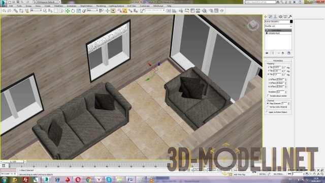 Создание интерьера с нуля: Урок 5