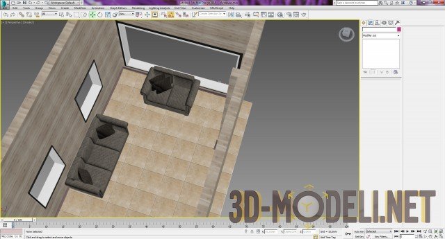 Создание интерьера с нуля: Урок 5