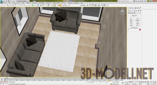 Создание интерьера с нуля: Урок 5