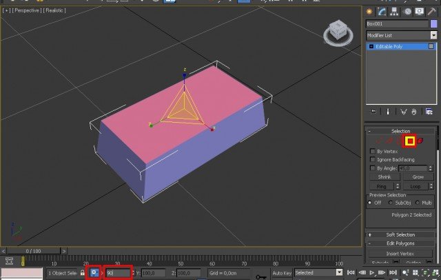 3ds Max: создание слитка золота