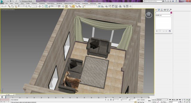 Создание интерьера с нуля: Урок 6