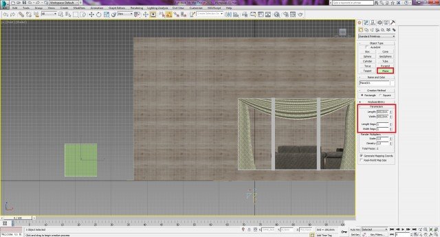 Создание интерьера с нуля: Урок 7