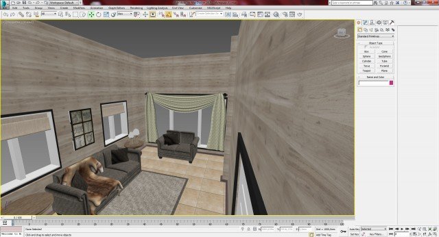 Создание интерьера с нуля: Урок 7
