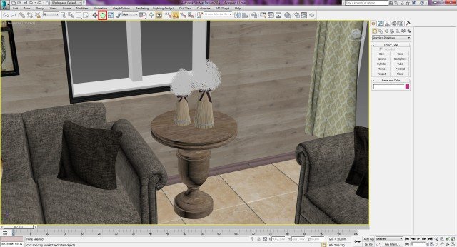 Создание интерьера с нуля: Урок 7