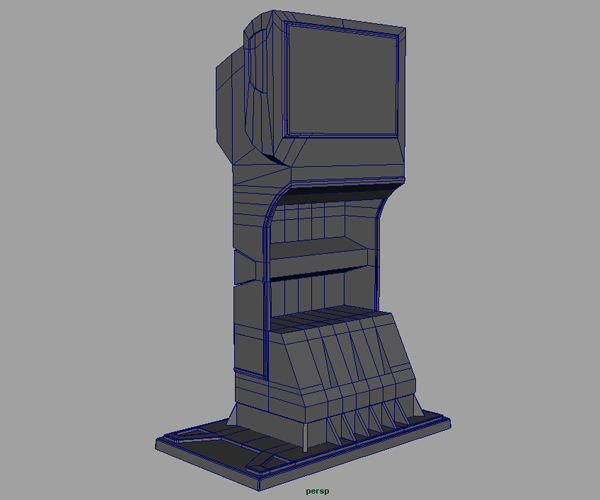 3D-модель бензоколонки, созданной в этом уроке 3D-модель бензоколонки, созданной в этом уроке