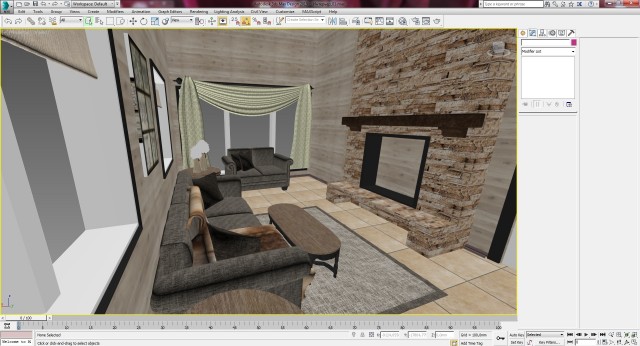 Создание интерьера с нуля: Урок 8