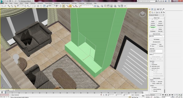 Создание интерьера с нуля: Урок 8