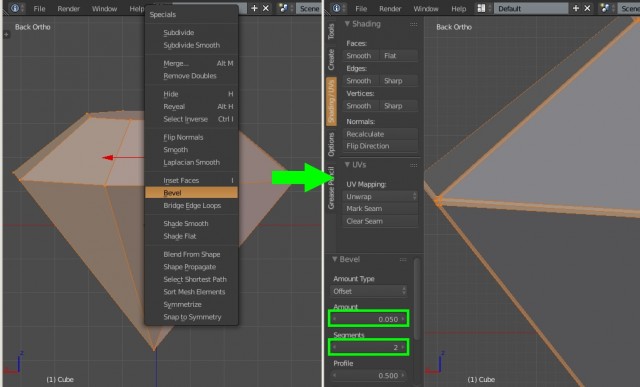 Простой способ моделирования бриллианта в Blender