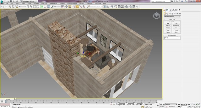 Создание интерьера с нуля: Урок 9