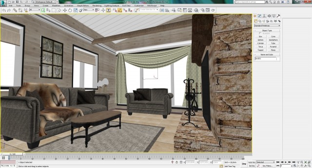 Создание интерьера с нуля: Урок 9