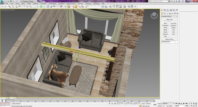Создание интерьера с нуля: Урок 9