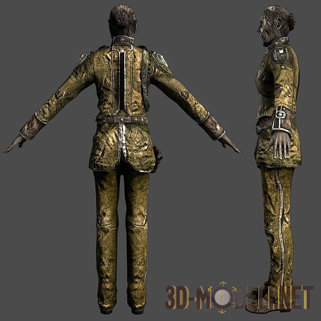 3d-модель труп адмирала из «Dead Space 3»