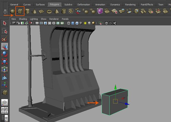 Создаем бензоколонку в Maya: часть 3 Создаем бензоколонку в Maya: часть 3