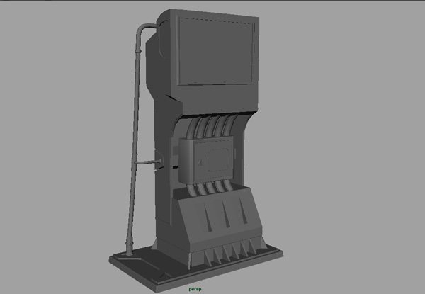 Создаем бензоколонку в Maya: часть 3 Создаем бензоколонку в Maya: часть 3