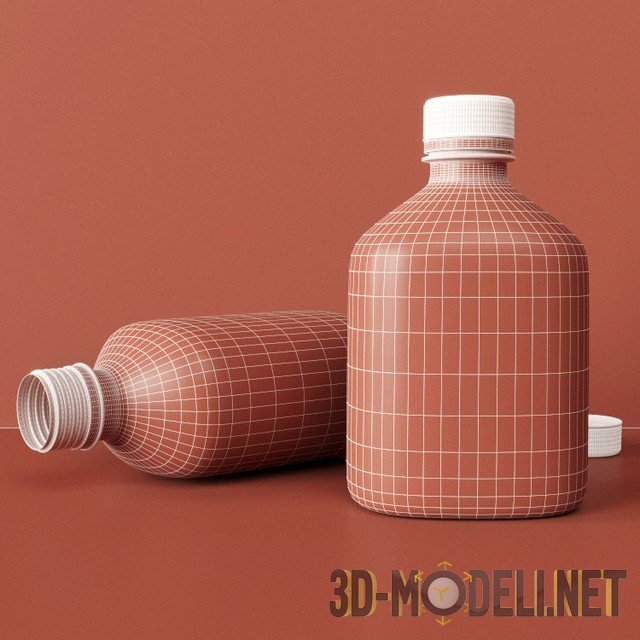3D модель – Косметический лосьон Боярышник