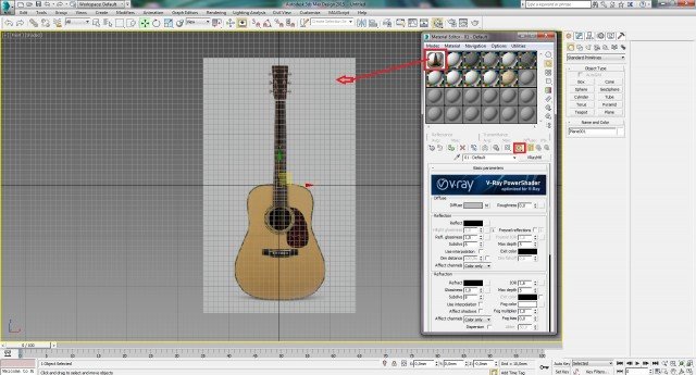Моделирование гитары в 3ds Max