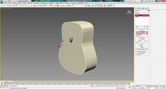 Моделирование гитары в 3ds Max