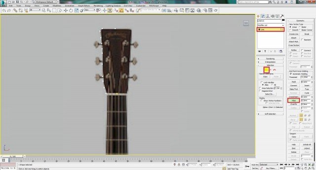 Моделирование гитары в 3ds Max
