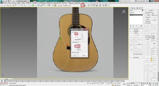 Моделирование гитары в 3ds Max