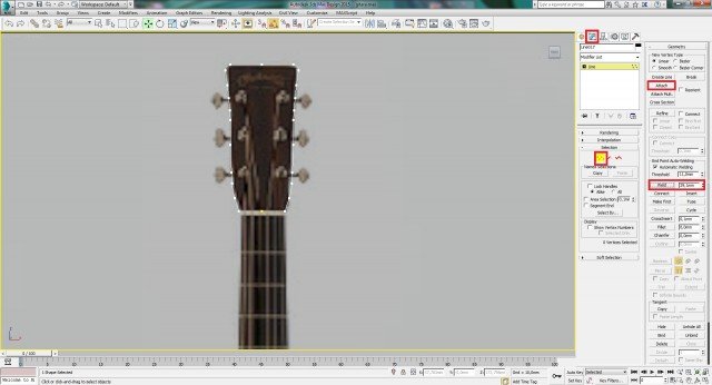 Моделирование гитары в 3ds Max
