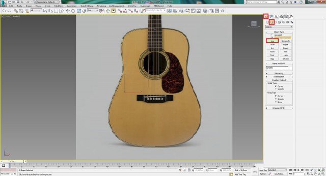 Моделирование гитары в 3ds Max