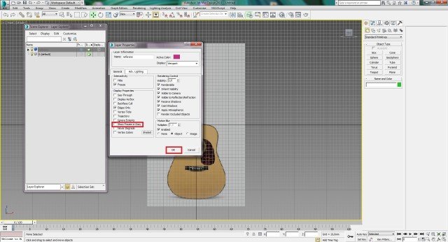 Моделирование гитары в 3ds Max