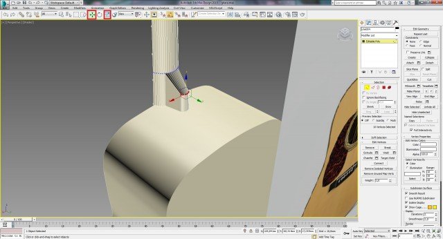 Моделирование гитары в 3ds Max