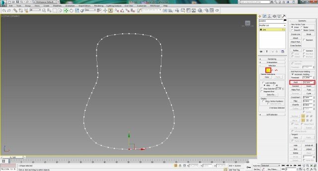 Моделирование гитары в 3ds Max