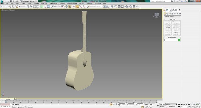 Моделирование гитары в 3ds Max