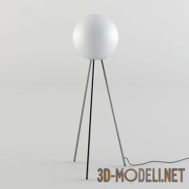 3D модель – -шар на трех ногах