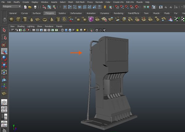 Создаем бензоколонку в Maya: часть 4 Создаем бензоколонку в Maya: часть 4