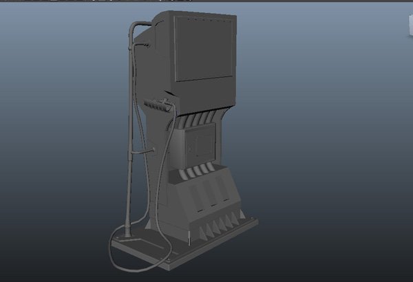 Создаем бензоколонку в Maya: часть 4 Создаем бензоколонку в Maya: часть 4