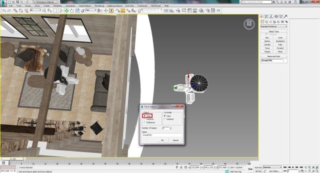 Создание интерьера с нуля: Урок 12