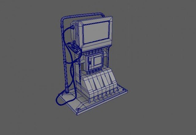 Создаем бензоколонку в Maya: часть 4