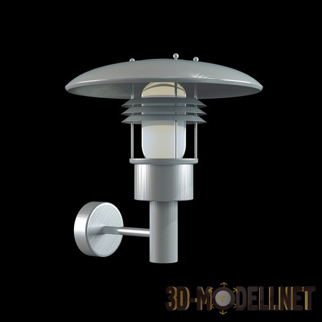 3D модель – Настенный уличный фонарь