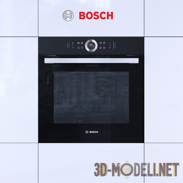 Встраиваемый электрический духовой шкаф bosch hbg633bb1