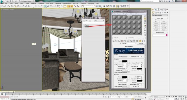 Создание интерьера с нуля: Урок 14 – Финал