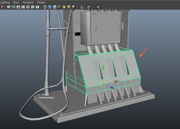 Создаем бензоколонку в Maya – часть 5 – UV развертка