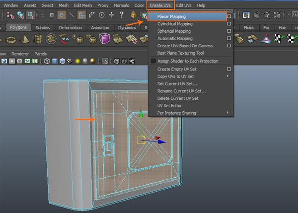 Создаем бензоколонку в Maya – часть 5 – UV развертка